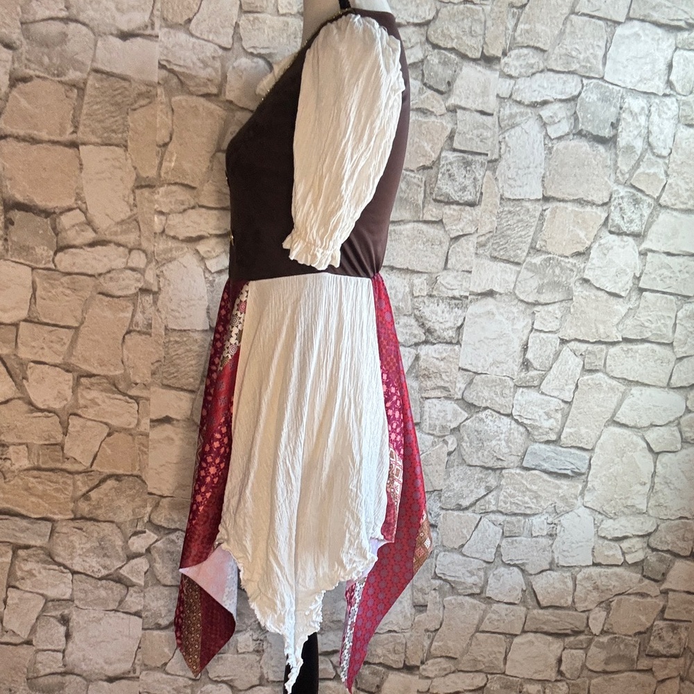 Whimsical Brown and Pink Kids Costume - Picture 4 of 4